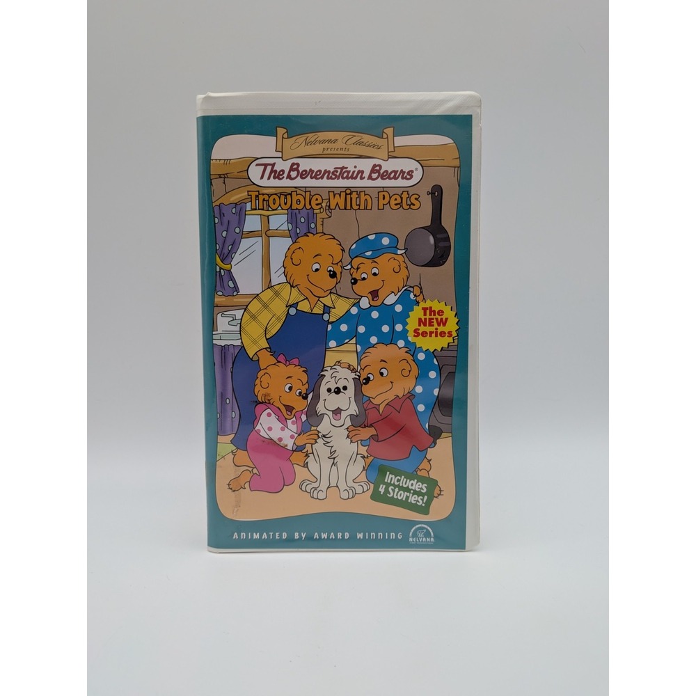 The Berenstain Bears: The Trouble with Pets (VHS, 2002) Great Condition